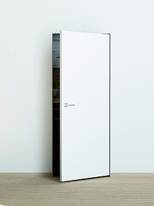 Товар Межкомнатная дверь P-0 Invisible кромка ABS c 4-х ст. белый грунт